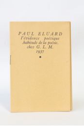 ELUARD : L'évidence de la poésie - First edition - Edition-Originale.com