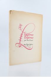 ELUARD : Lingères légères - Edition Originale - Edition-Originale.com