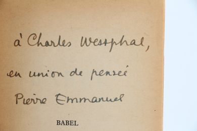 EMMANUEL : Babel - Autographe, Edition Originale - Edition-Originale.com