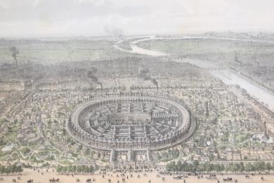 Exposition universelle de 1867 - Paris et ses ruines, Lithographie originale - Edition Originale - Edition-Originale.com
