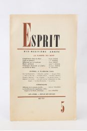 FANON : L'expérience vécue du noir  - In Esprit N°179 de la 19ème année - Edition Originale - Edition-Originale.com
