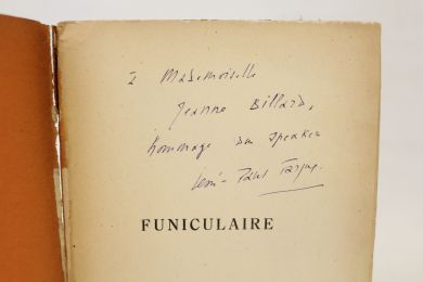 FARGUE : Funiculaire - Signiert, Erste Ausgabe - Edition-Originale.com