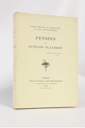 FLAUBERT : Pensées - Erste Ausgabe - Edition-Originale.com