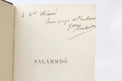 FLAUBERT : Salammbô - Signiert, Erste Ausgabe - Edition-Originale.com
