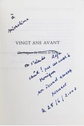 FRANK : Vingt ans avant - Chroniques du Matin de Paris - Autographe, Edition Originale - Edition-Originale.com