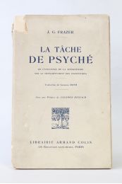 FRAZER : La tâche de Psyché : de l'influence de la superstition sur le développement des institutions - Edition Originale - Edition-Originale.com