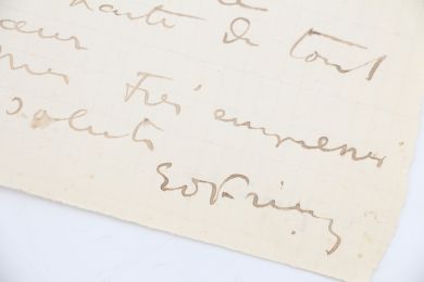 FRIESZ : Lettre autographe datée et signée à son ami l'éditeur, galeriste et marchand d'art Louis Soullié - Autographe, Edition Originale - Edition-Originale.com