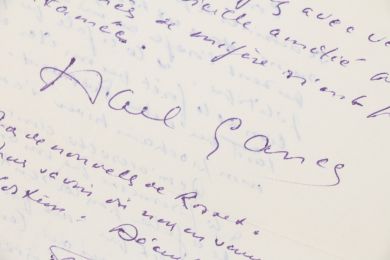 GANCE : Alarmante lettre autographe signée et adressée à Carlo Rim dans laquelle le cinéaste se soucie de son avenir professionnel : 