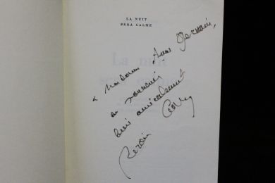 GARY : La nuit sera calme - Autographe, Edition Originale - Edition-Originale.com