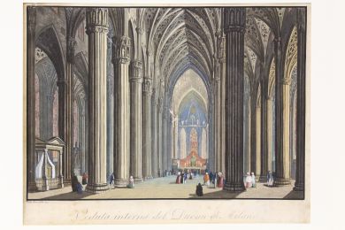 GILIO RIMOLDI : Veduta interna del Duomo di Milano  - First edition - Edition-Originale.com