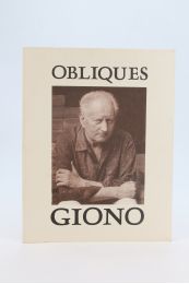 GIONO : Obliques N°spécial Jean Giono - Edition Originale - Edition-Originale.com