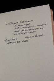 GIRARD : Longue distance - Autographe, Edition Originale - Edition-Originale.com