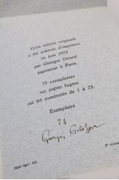 GOLDFAYN : Rien ne va plus - Autographe, Edition Originale - Edition-Originale.com
