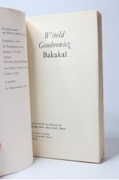 GOMBROWICZ : Bakakaï - Edition Originale - Edition-Originale.com