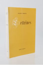 GRACQ : Lettrines - Prima edizione - Edition-Originale.com