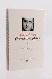 GREEN : Oeuvres complètes, Tome III - Edition-Originale.com