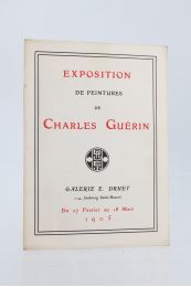 GUERIN : Catalogue de l'exposition de peintures de Charles Guérin à la Galerie E. Druet - First edition - Edition-Originale.com