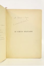 GUERIN : Le coeur solitaire - Autographe, Edition Originale - Edition-Originale.com