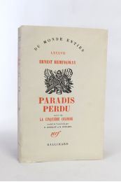 HEMINGWAY : Paradis perdu suivi de La cinquième colonne - First edition - Edition-Originale.com
