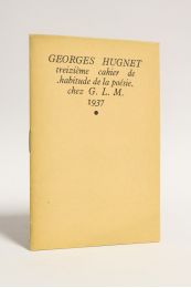 HUGNET : L'apocalypse. - In Treizième cahier de habitude de la poésie - First edition - Edition-Originale.com