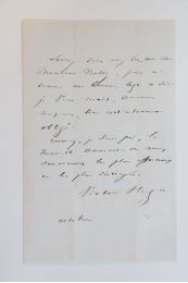HUGO : Lettre autographe signée à François Buloz - Autographe, Edition Originale - Edition-Originale.com