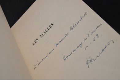 HUSSON : Les malles - Autographe, Edition Originale - Edition-Originale.com