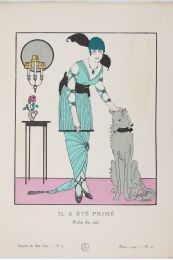 Il a été primé. Robe du soir (pl.21, La Gazette du Bon ton, 1914 n°3) - First edition - Edition-Originale.com