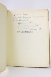 JOUGLET : L'allemande - Signed book, First edition - Edition-Originale.com