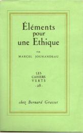 JOUHANDEAU : Eléments pour une éthique - Edition Originale - Edition-Originale.com