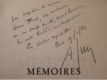JUIN MARÉCHAL : Mémoires - Signed book, First edition - Edition-Originale.com