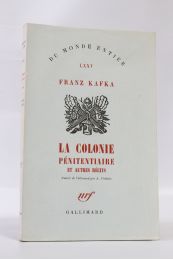 KAFKA : La colonie pénitentiaire et autres récits - Edition Originale - Edition-Originale.com