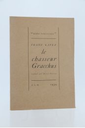 KAFKA : Le chasseur Gracchus - Prima edizione - Edition-Originale.com