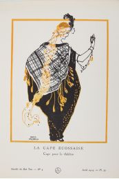 La Cape écossaise. Cape pour le théâtre (pl.32, La Gazette du Bon ton, 1914 n°4) - Erste Ausgabe - Edition-Originale.com