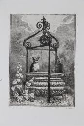 La Fontaine, fables, Le renard et le buste. Gravure originale à l'Eau Forte sur papier Vergé - First edition - Edition-Originale.com