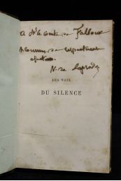 LAPRADE : Les voix du silence - Signed book, First edition - Edition-Originale.com