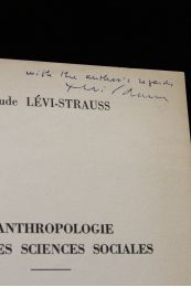 LEVI-STRAUSS : Place de l'anthropologie dans les sciences sociales et problèmes posés par son enseignement - Libro autografato, Prima edizione - Edition-Originale.com