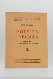 LOPE DE VEGA : Poésies lyriques - Edition Originale - Edition-Originale.com