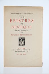 MAETERLINCK : Introduction aux épistres de Sénèque - Prima edizione - Edition-Originale.com