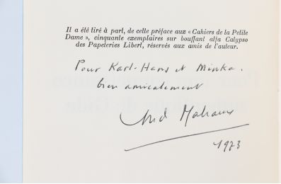 MALRAUX : Pour une connaissance authentique de Gide - Libro autografato, Prima edizione - Edition-Originale.com
