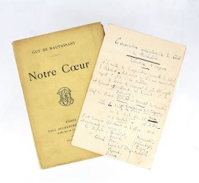 MAUPASSANT : Notre coeur - Signed book, First edition - Edition-Originale.com