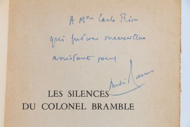 MAUROIS : Les silences du colonel Bramble [tu seras un homme mon fils] - Signed book - Edition-Originale.com
