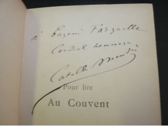 MENDES : Pour lire au couvent - Autographe, Edition Originale - Edition-Originale.com