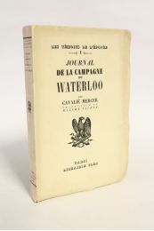 MERCER : Journal de la campagne de Waterloo  - Prima edizione - Edition-Originale.com