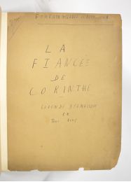 MIKHAEL : Manuscrit autographe complet La fiancée de Corinthe - Libro autografato, Prima edizione - Edition-Originale.com