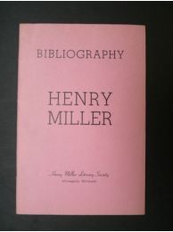 MILLER : Bibliography Henry Miller - Signed book, First edition - Edition-Originale.com