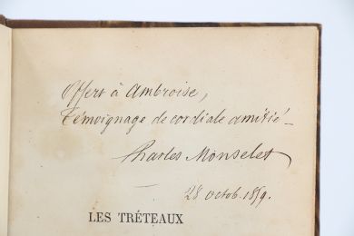 MONSELET : Les tréteaux - Signiert, Erste Ausgabe - Edition-Originale.com