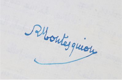 MONTESQUIOU : Lettre autographe signée de Robert de Montesquiou recensant ses donations, notamment une statuette de TroubetzKoÿ, considéré comme le Rodin russe, à diverses institutions - Libro autografato, Prima edizione - Edition-Originale.com