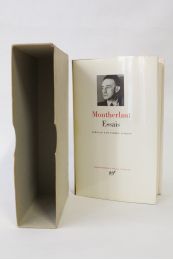 MONTHERLANT : Essais - First edition - Edition-Originale.com