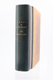 MONTHERLANT : Les garçons - Signed book, First edition - Edition-Originale.com