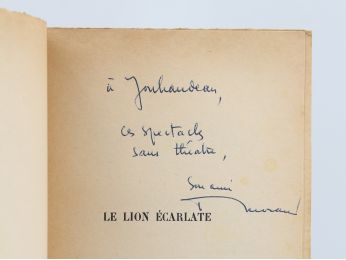 MORAND : Le lion écarlate précédé de La fin de Byzance et d'Isabeau de Bavière - Signed book, First edition - Edition-Originale.com